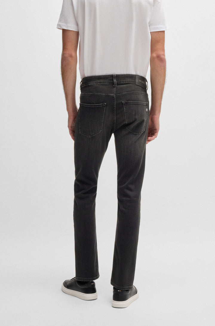 BOSS Jeans Slim Fit in Cotton Mix - H-DELAWARE 10267983 01-50532605- Concorde Fashion#color_black-005