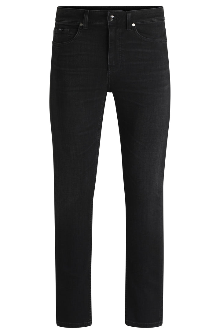 BOSS Jeans Slim Fit in Cotton Mix - H-DELAWARE 10267983 01-50532605- Concorde Fashion#color_black-005