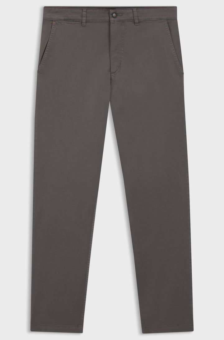 BOSS Trousers Regular Fit in Cotton Mix - CHINO-REGULAR-1 10268092 01-50534378- Concorde Fashion#color_grey-020