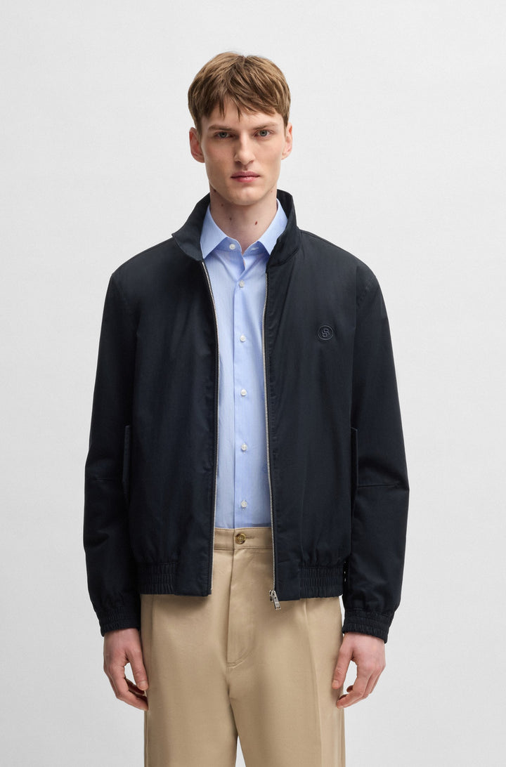 BOSS Casual Jackets Regular Fit in Cotton Mix - H-COINER 10268542 01-50531233- Concorde Fashion#color_navy-404