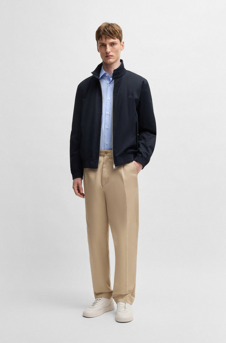 BOSS Casual Jackets Regular Fit in Cotton Mix - H-COINER 10268542 01-50531233- Concorde Fashion#color_navy-404