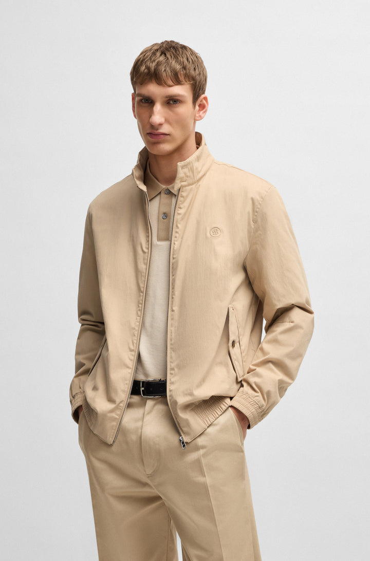 BOSS Casual Jackets Regular Fit in Cotton Mix - H-COINER 10268542 01-50531233- Concorde Fashion#color_beige-275