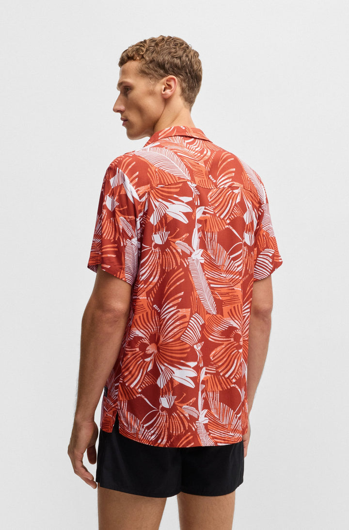 BOSS T-Shirts  - BEACH SHIRT 50535793- Concorde Fashion#color_orange-823