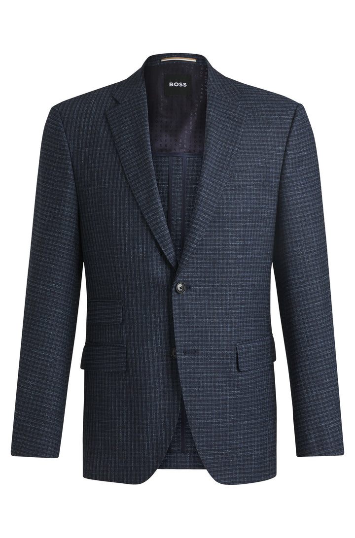 BOSS Blazers  in Cotton Mix - H-JANSON-TP-251 10269007 01-50535054- Concorde Fashion#color_blue-425