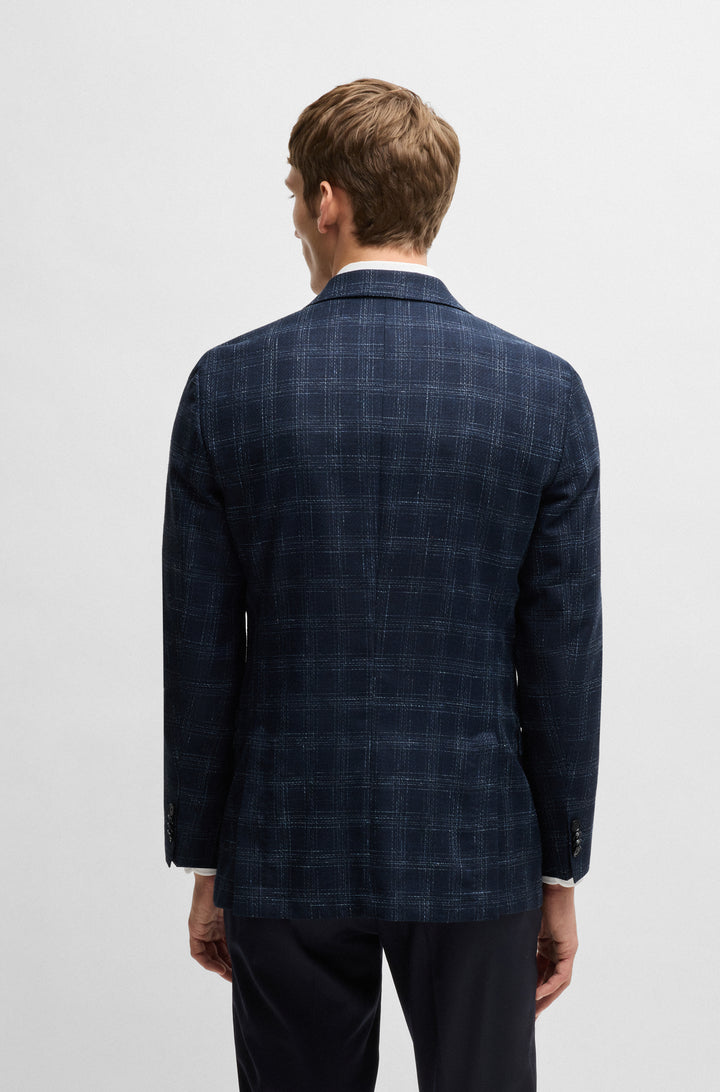 BOSS Blazers Slim Fit in Wool Mix - H-HUTSON-233 10269014 01-50535057- Concorde Fashion#color_navy-404