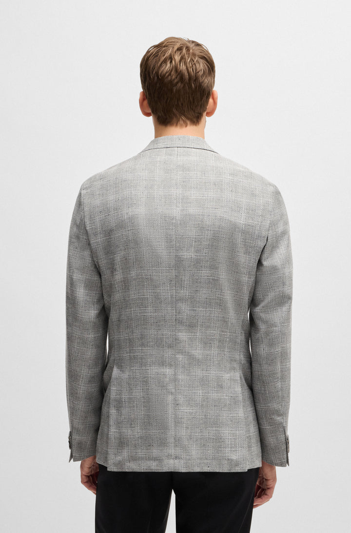 BOSS Blazers Slim Fit in Wool Mix - H-HUTSON-233 10269014 01-50535057- Concorde Fashion#color_grey-072
