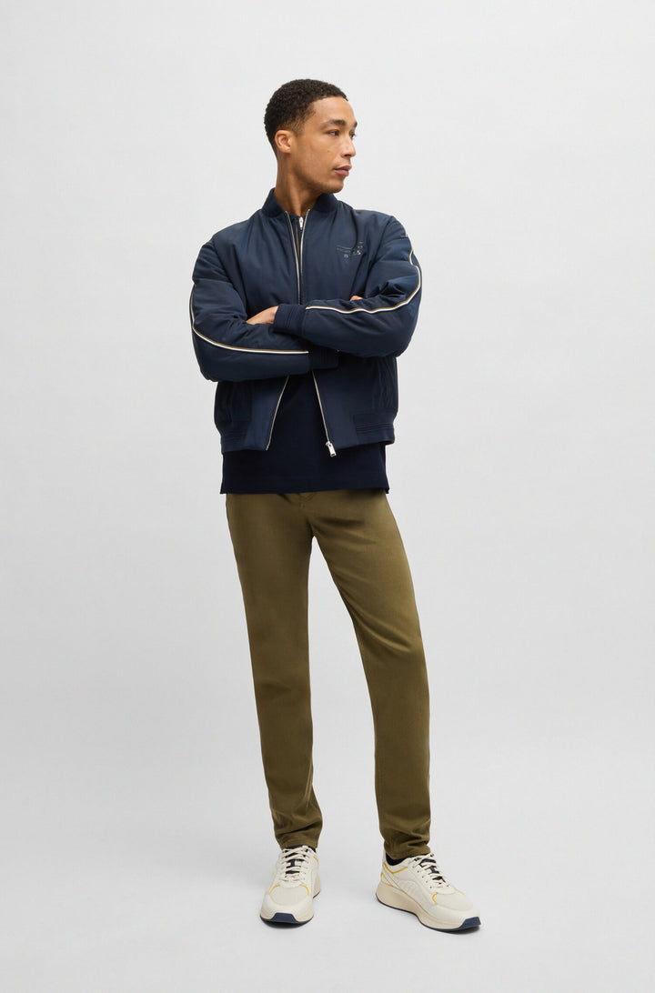 BOSS Polos Regular Fit in Cotton Mix - H-PARAS 71_PS 10269350 01-50531463- Concorde Fashion#color_navy-404