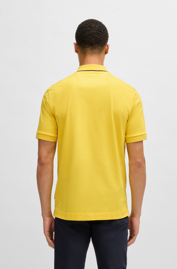 BOSS Polos Regular Fit in Cotton Mix - H-PARAS 71_PS 10269350 01-50531463- Concorde Fashion#color_yellow-725