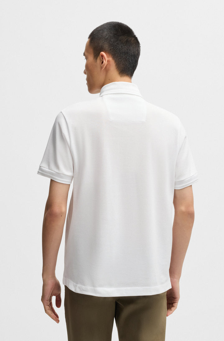 BOSS Polos Regular Fit in Cotton - C-PARRIS 26 10269360 01-50533355- Concorde Fashion#color_white-100