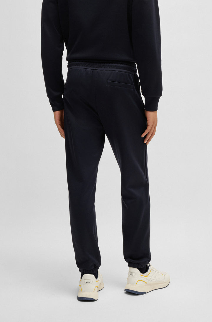 BOSS Jogging Pants Regular Fit in Cotton Mix - C-LAMONT 71_PS 10269363 01-50537360- Concorde Fashion#color_navy-404