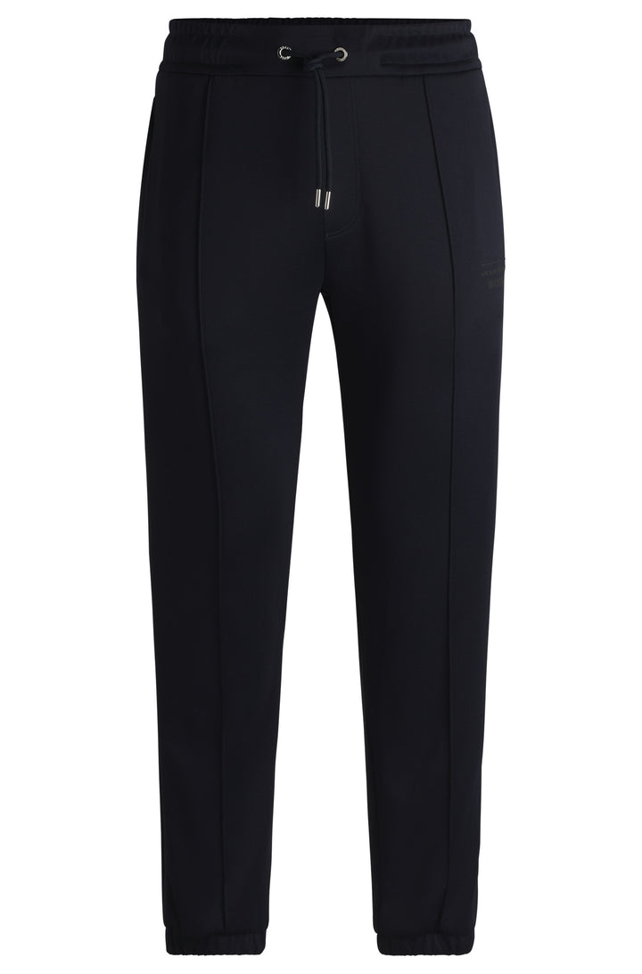 BOSS Jogging Pants Regular Fit in Cotton Mix - C-LAMONT 71_PS 10269363 01-50537360- Concorde Fashion#color_navy-404