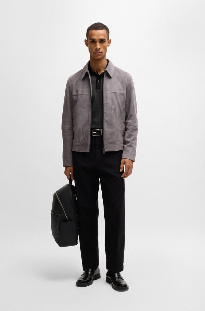 BOSS Polos Regular Fit in Cotton - H-PARLAY 432 10269508 01-50532246- Concorde Fashion#color_black-001