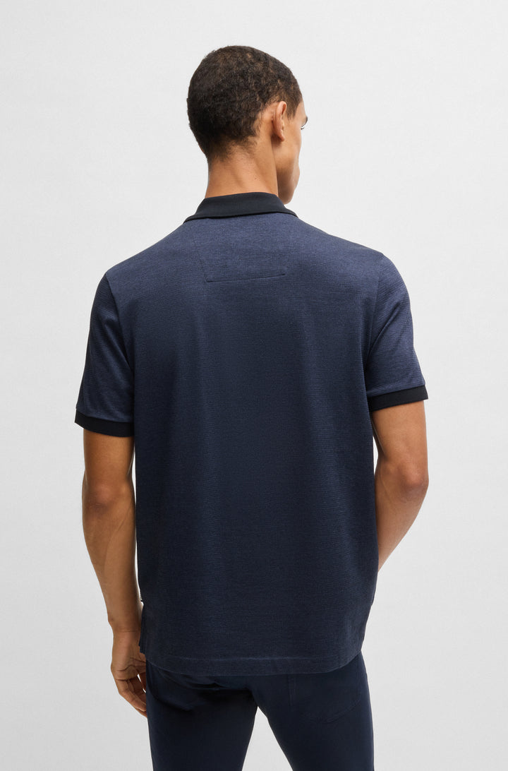 BOSS Polos Regular Fit in Cotton - H-PARLAY 432 10269508 01-50532246- Concorde Fashion#color_navy-404