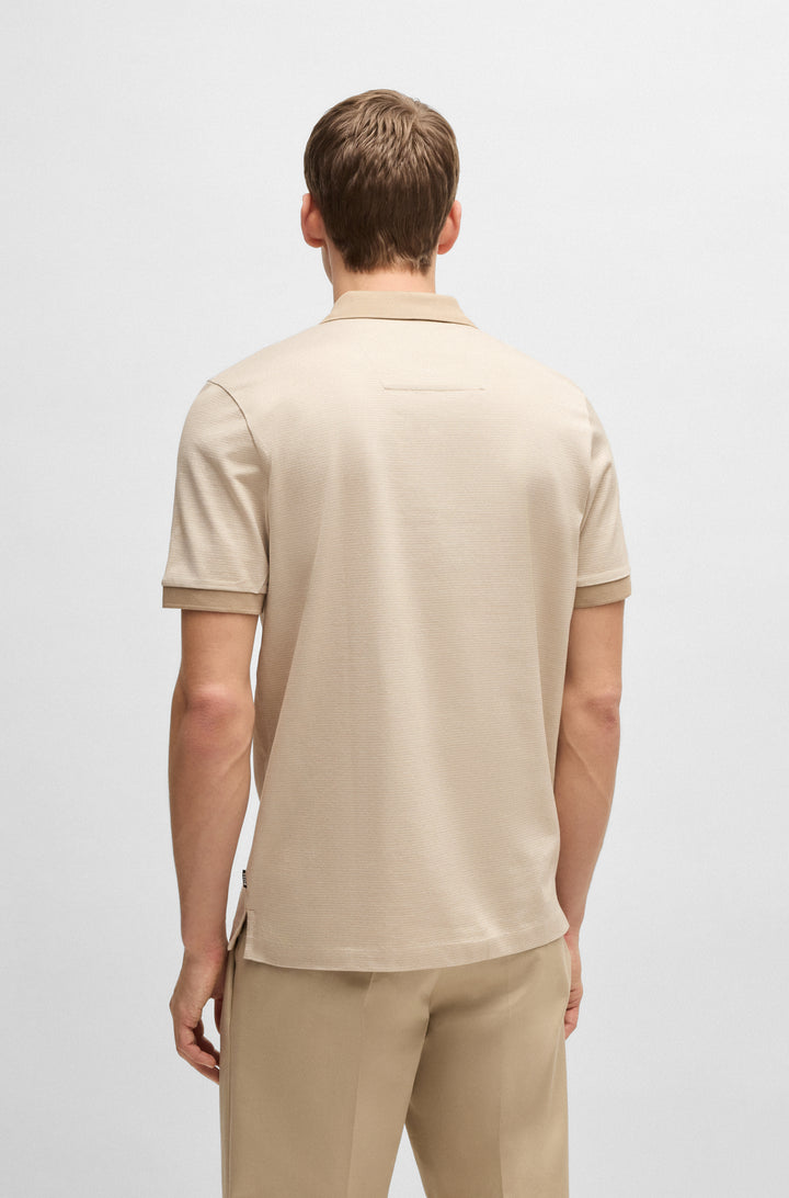 BOSS Polos Regular Fit in Cotton - H-PARLAY 432 10269508 01-50532246- Concorde Fashion#color_beige-275