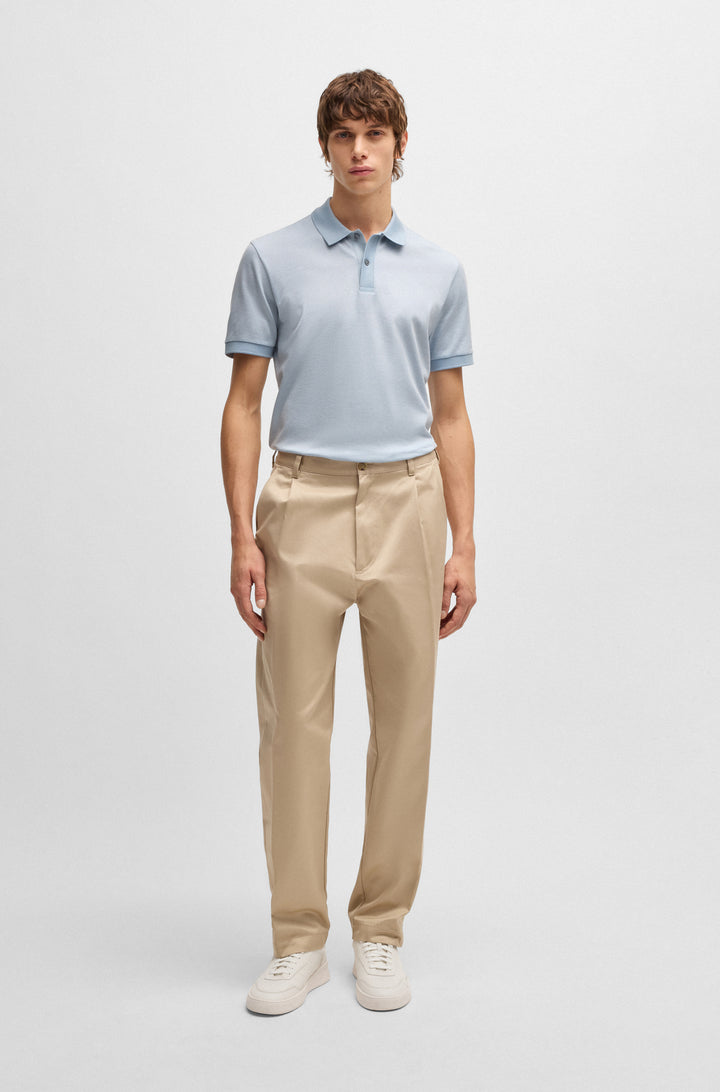 BOSS Polos Regular Fit in Cotton - H-PARLAY 432 10269508 01-50532246- Concorde Fashion#color_blue-454