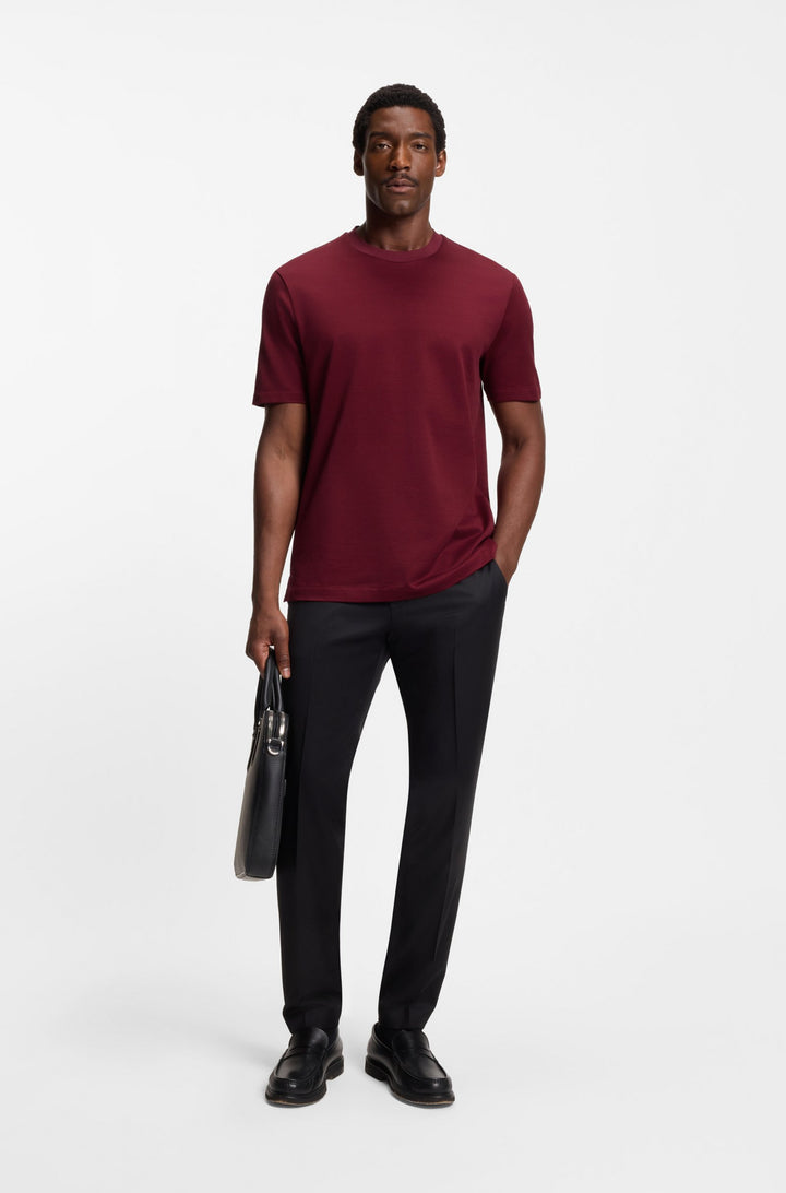 BOSS T-Shirts Regular Fit in Cotton - H-THOMPSON 432 10269508 01-50534030- Concorde Fashion#color_red-602