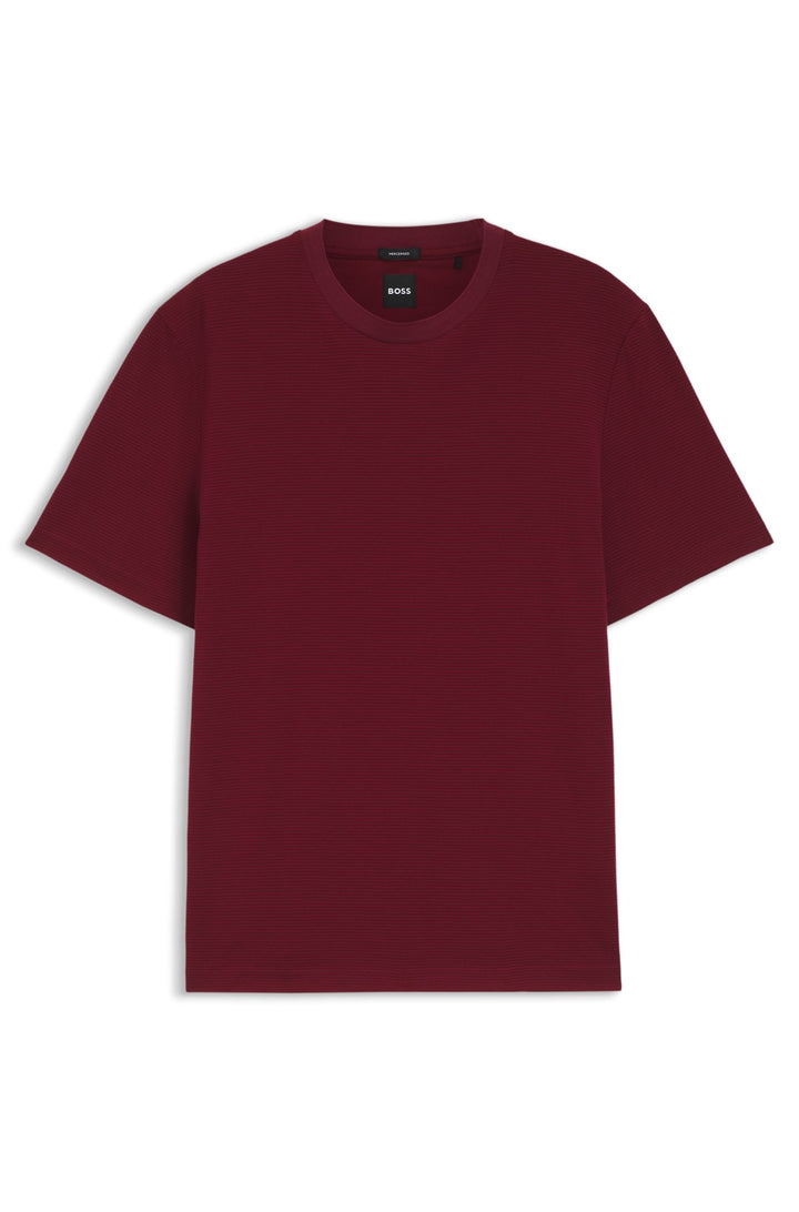 BOSS T-Shirts Regular Fit in Cotton - H-THOMPSON 432 10269508 01-50534030- Concorde Fashion#color_red-602