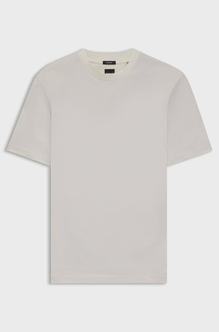 BOSS T-Shirts Regular Fit in Cotton - H-THOMPSON 432 10269508 01-50534030- Concorde Fashion#color_white-131