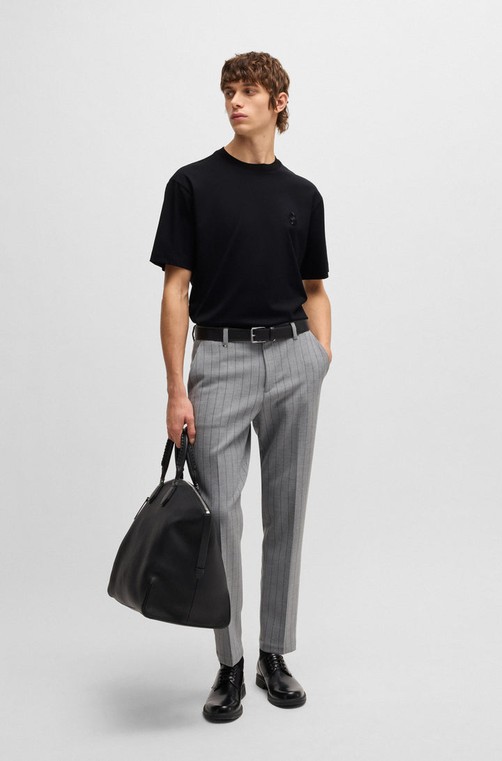 BOSS T-Shirts Relaxed Fit in Cotton - C-TAMES 26 10269624 01-50533343- Concorde Fashion#color_black-001