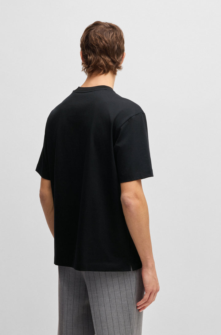 BOSS T-Shirts Relaxed Fit in Cotton - C-TAMES 26 10269624 01-50533343- Concorde Fashion#color_black-001