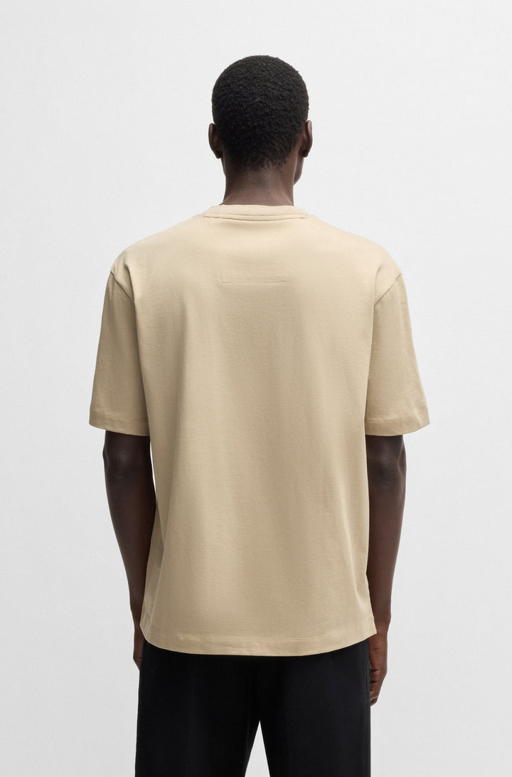 BOSS T-Shirts Relaxed Fit in Cotton - C-TAMES 26 10269624 01-50533343- Concorde Fashion#color_beige-275