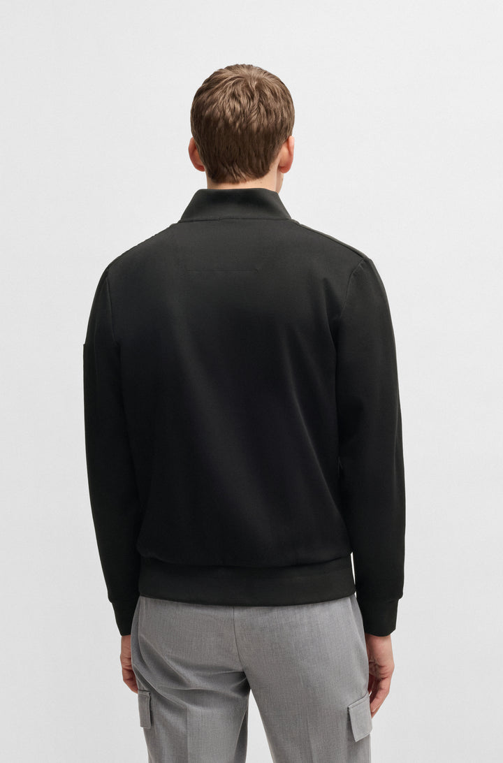 BOSS Sweatshirts Regular Fit in Cotton Mix - H-SKILES 10269637 01-50532767- Concorde Fashion#color_black-001