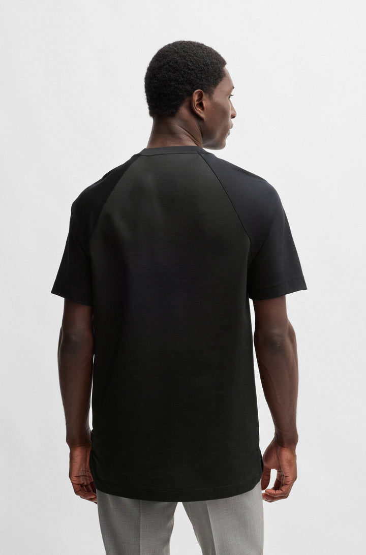 BOSS T-Shirts Regular Fit in Cotton Mix - P-THOMPSON 224 10269638 01-50531962- Concorde Fashion#color_black-001