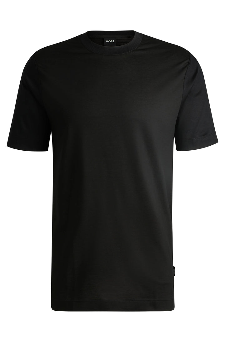 BOSS T-Shirts Regular Fit in Cotton Mix - P-THOMPSON 224 10269638 01-50531962- Concorde Fashion#color_black-001