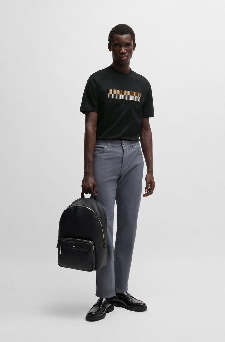 BOSS T-Shirts Regular Fit in Cotton - C-THOMPSON 209 10269642 01-50531862- Concorde Fashion#color_black-001