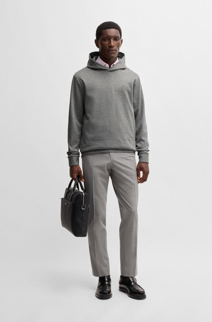 BOSS Hoodies Regular Fit in Cotton Mix - C-SEEGER 111 10269661 01-50531324- Concorde Fashion#color_grey-030