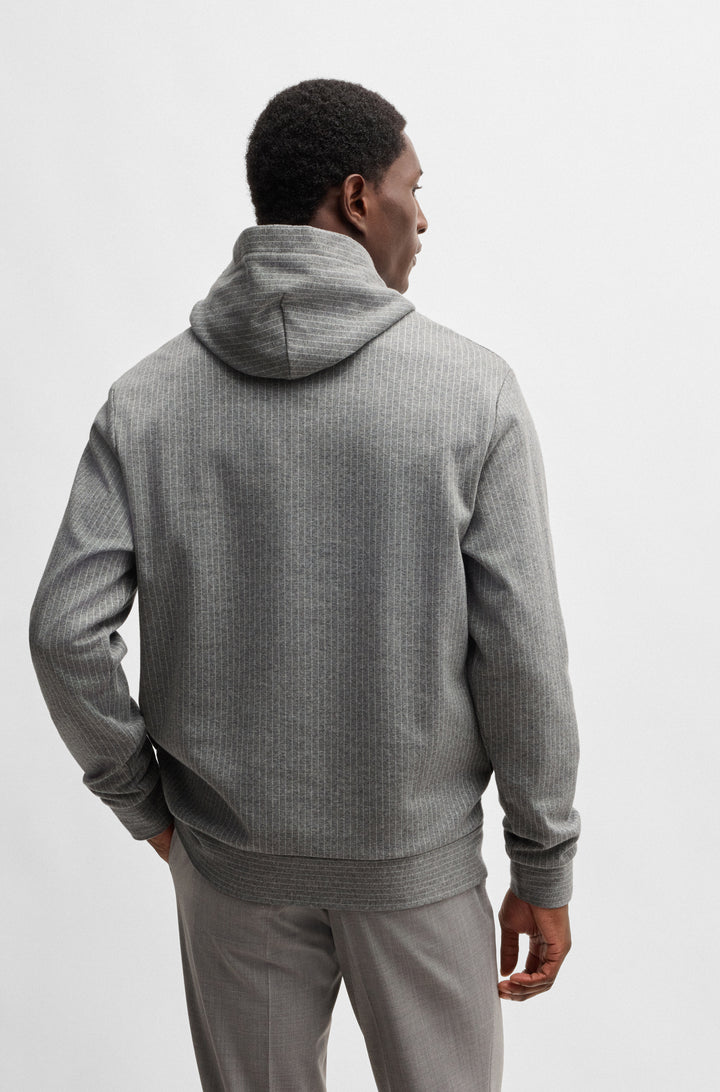 BOSS Hoodies Regular Fit in Cotton Mix - C-SEEGER 111 10269661 01-50531324- Concorde Fashion#color_grey-030