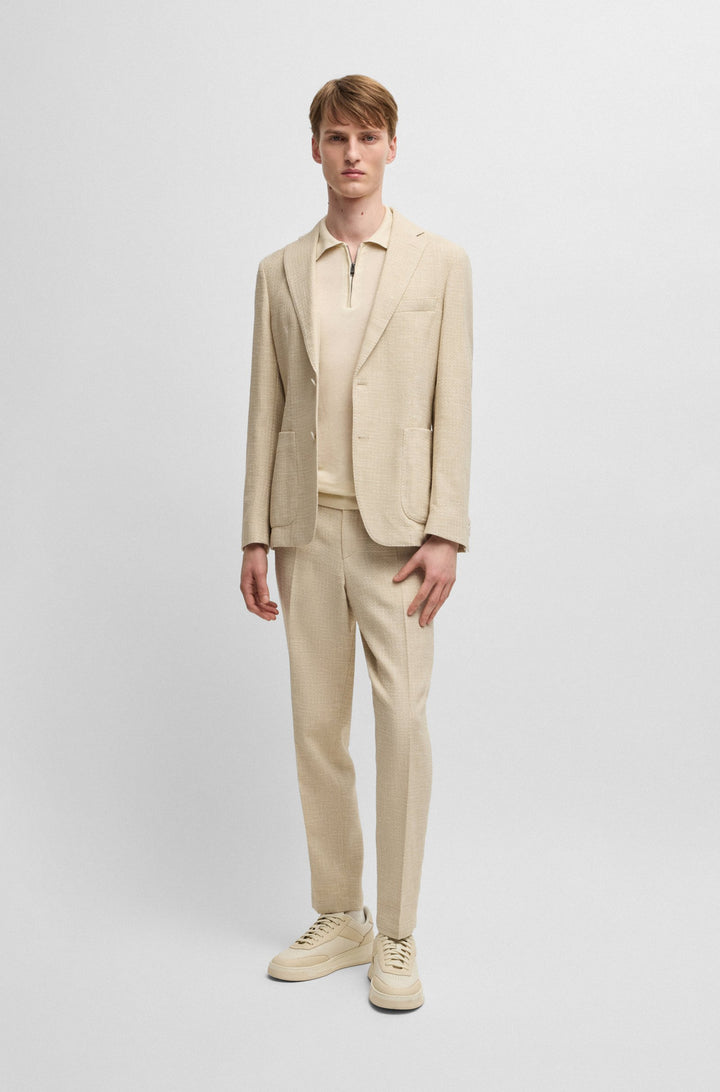 BOSS Sweaters Regular Fit - H-JIOVANOTTO 50537640- Concorde Fashion#color_white-131