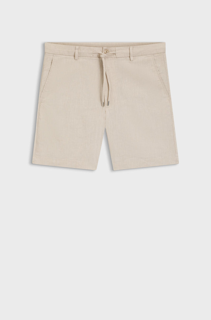 BOSS Shorts Regular Fit in Polyester Mix - C-KANE-RDS-SHORTS 10270605 01-50538016- Concorde Fashion#color_beige-275