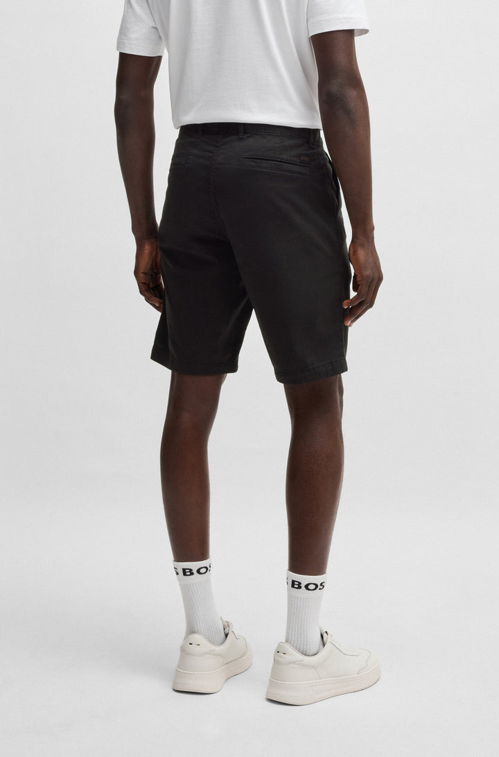 BOSS Shorts  - CHINO-SLIM-SHORTS 50536723- Concorde Fashion#color_black-001