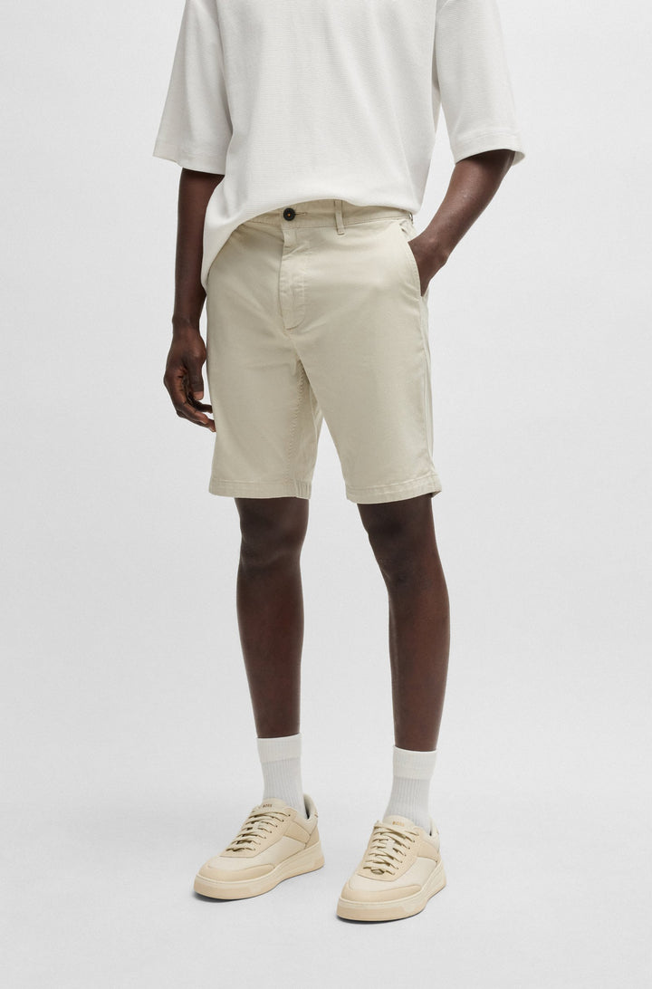 BOSS Shorts  - CHINO-SLIM-SHORTS 50536723- Concorde Fashion#color_beige-271