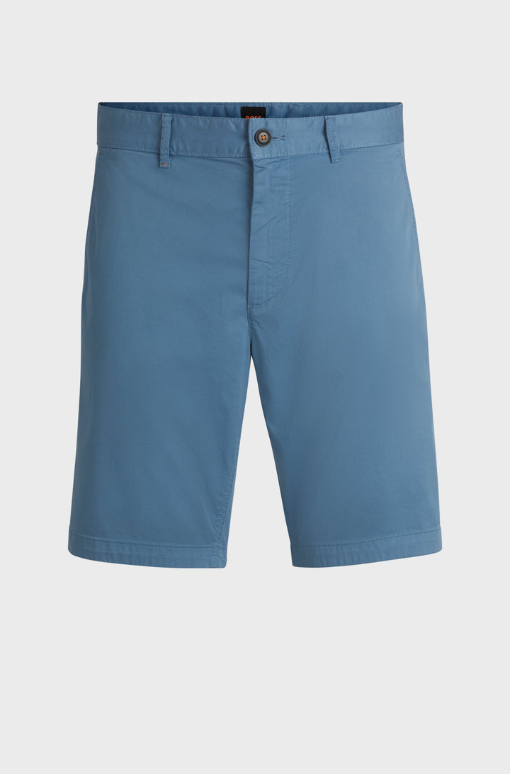 BOSS Shorts  - CHINO-SLIM-SHORTS 50536723- Concorde Fashion#color_blue-462