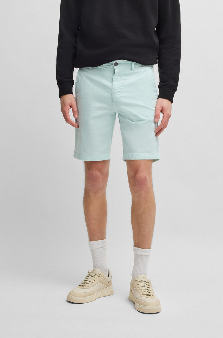 BOSS Shorts  - CHINO-SLIM-SHORTS 50536723- Concorde Fashion#color_blue-474