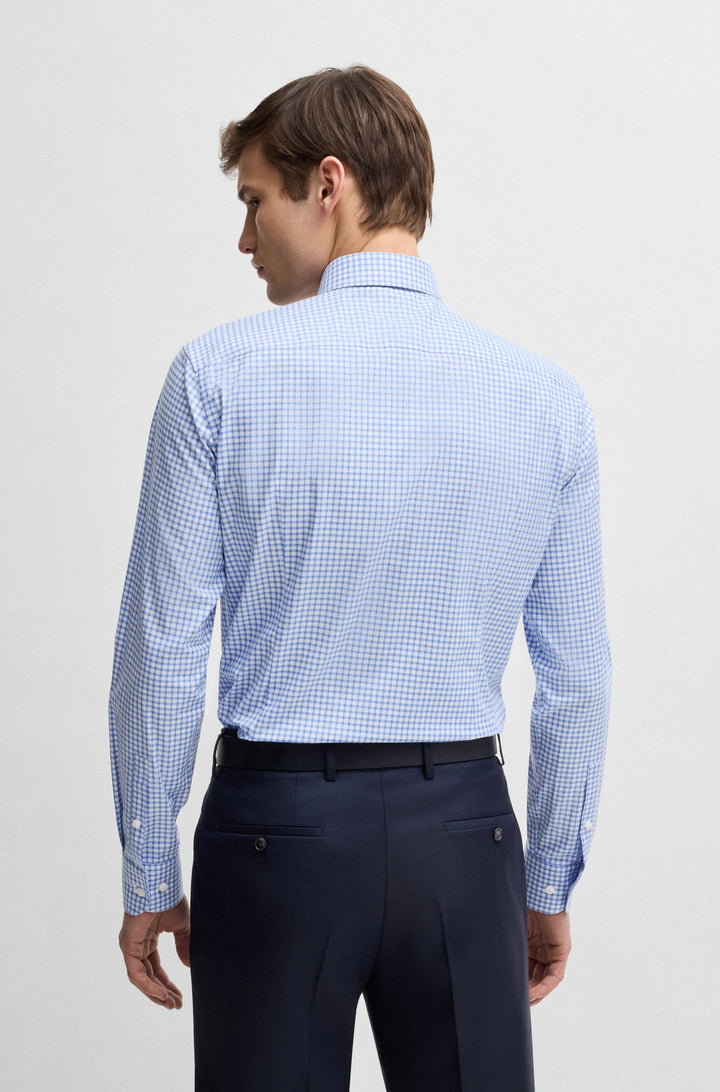 BOSS Formal Shirts Slim Fit - H-HANK-SPREAD-C1-222 50539081- Concorde Fashion#color_blue-450