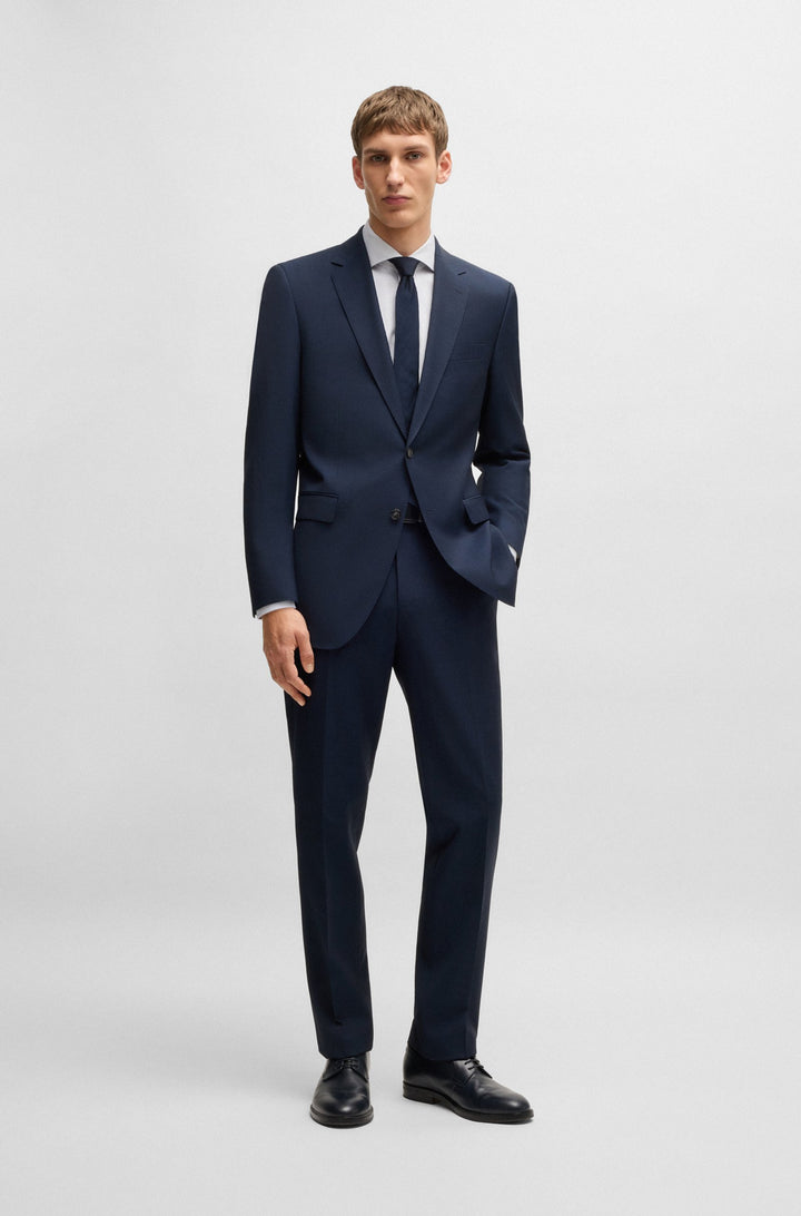 BOSS Formal Shirts Slim Fit - H-HANK-SPREAD-C1-222 50539082- Concorde Fashion#color_blue-430