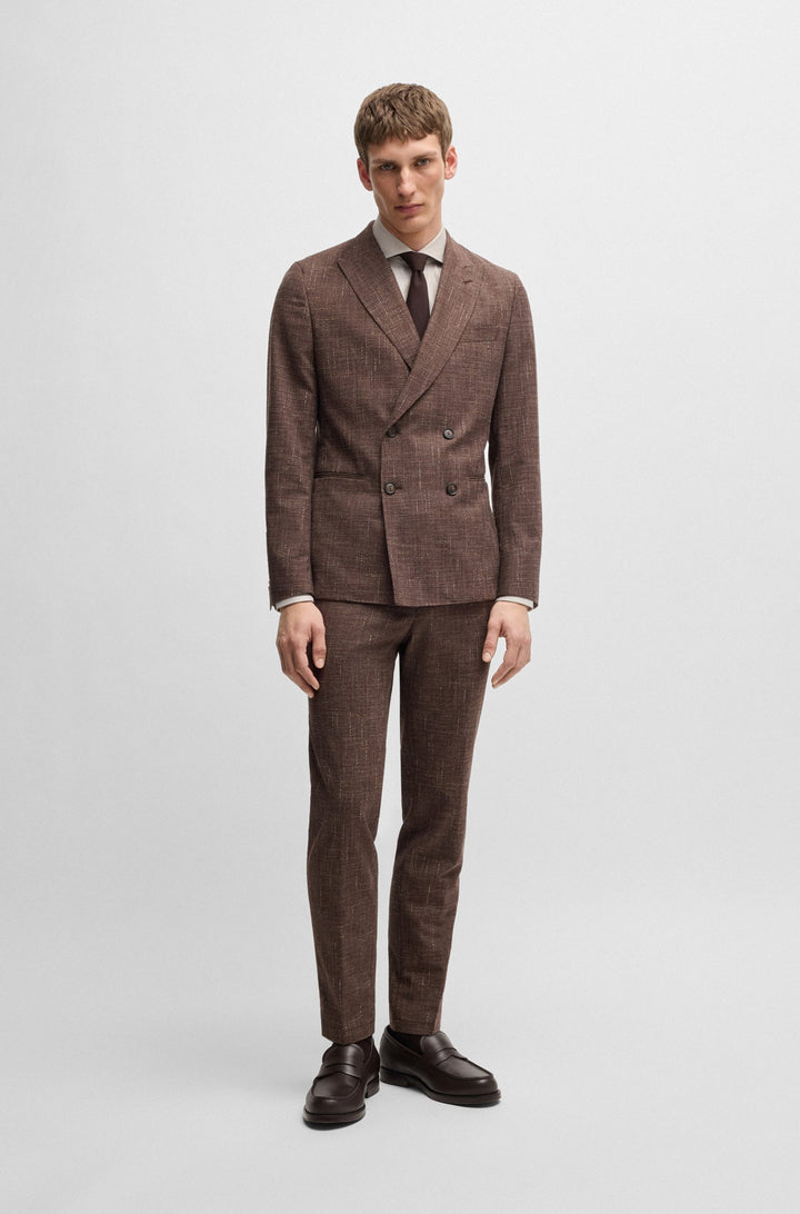 BOSS Formal Shirts Slim Fit - H-HANK-SPREAD-C1-222 50539203- Concorde Fashion#color_beige-275