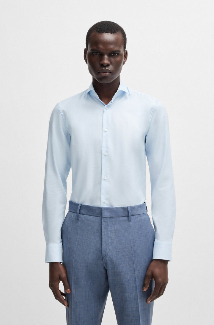 BOSS Formal Shirts Slim Fit - H-HANK-SPREAD-C1-222 50539203- Concorde Fashion#color_blue-450
