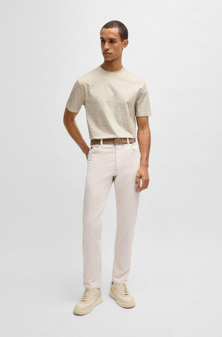 BOSS Jeans Regular Fit in Cotton Mix - P-RE.MAINE 10270705 01-50539018- Concorde Fashion#color_white-131