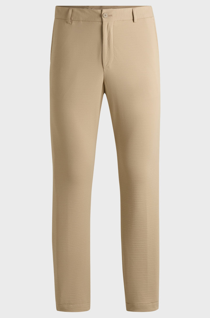 BOSS Trousers Tapered Fit - P-PERIN-J-EL-WG-252 50540687- Concorde Fashion#color_beige-275