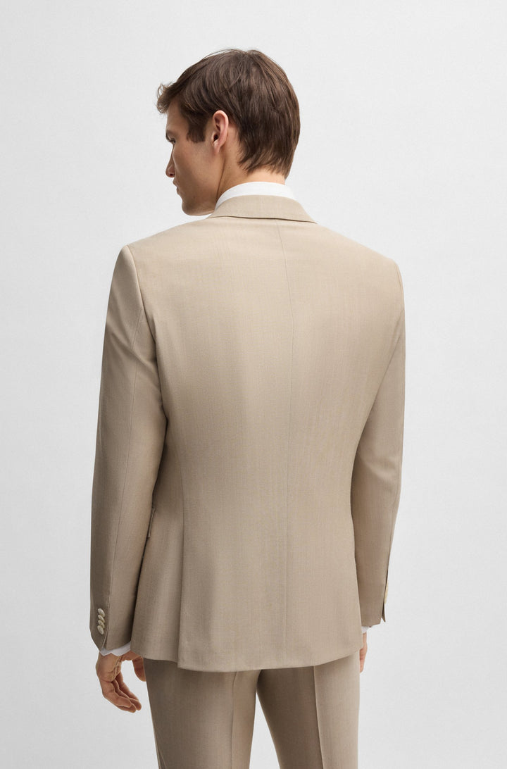 BOSS Suits Slim Fit - H-HUGE-2PCS-224 50540759- Concorde Fashion#color_beige-275
