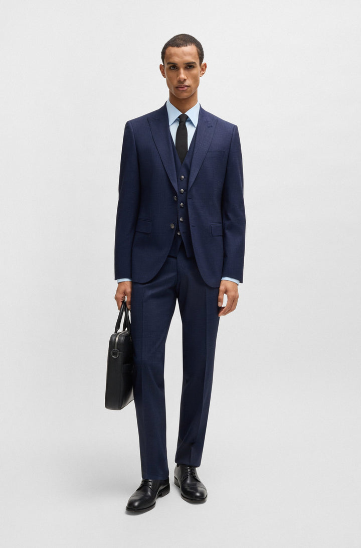 BOSS Suits Regular Fit - H-JECKSON-3PCS-241 50540768- Concorde Fashion#color_navy-404