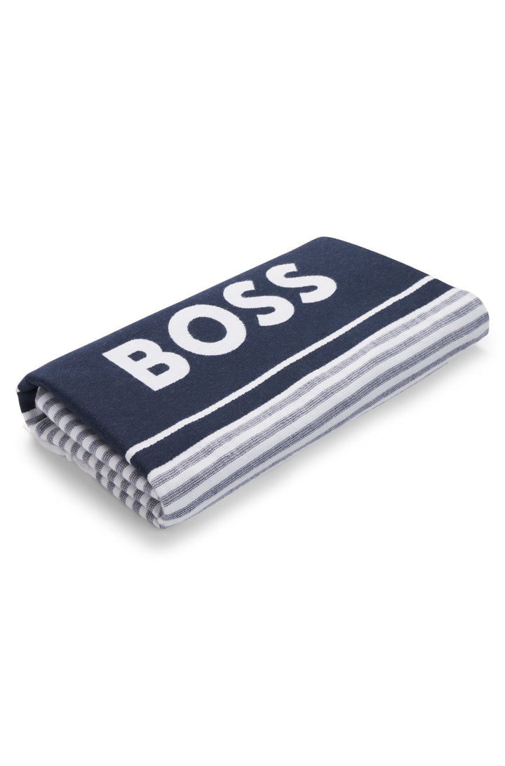 BOSS Towels  - RIVIERA_TOWEL 50540424- Concorde Fashion#color_navy-413