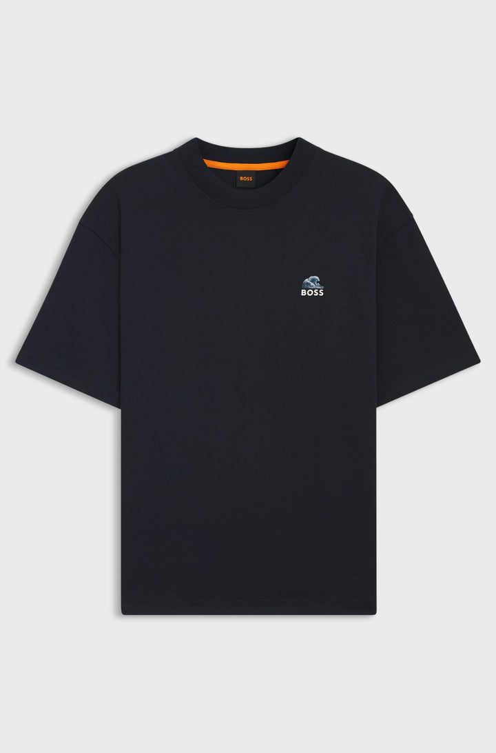 BOSS T-Shirts Relaxed Fit - TE_NUMBERS 50540520- Concorde Fashion#color_navy-404