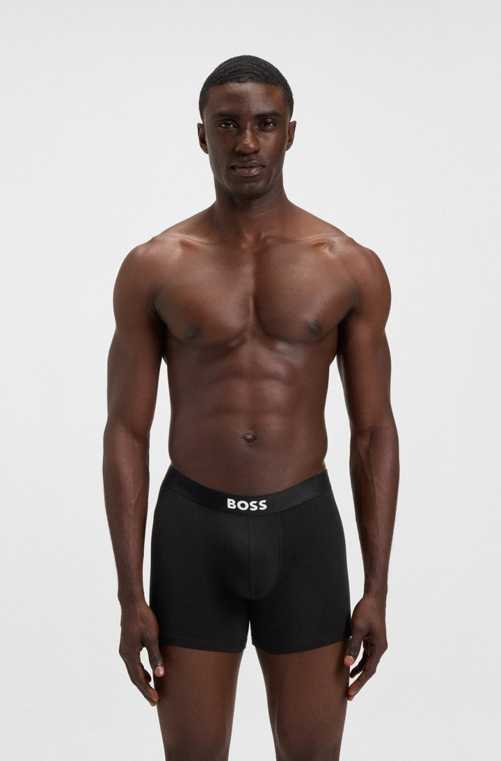 BOSS Boxers  - BOXERBR 3P BOSS ONE 50544272- Concorde Fashion#color_black-001