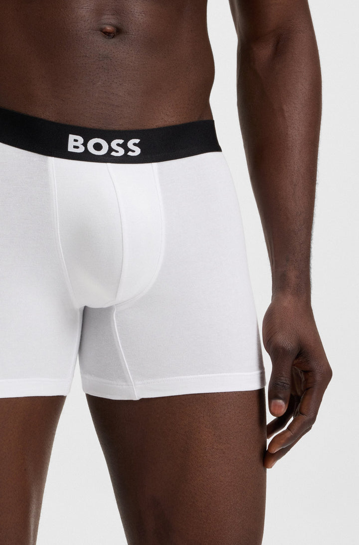 BOSS Boxers  - BOXERBR 3P BOSS ONE 50544272- Concorde Fashion#color_white-100