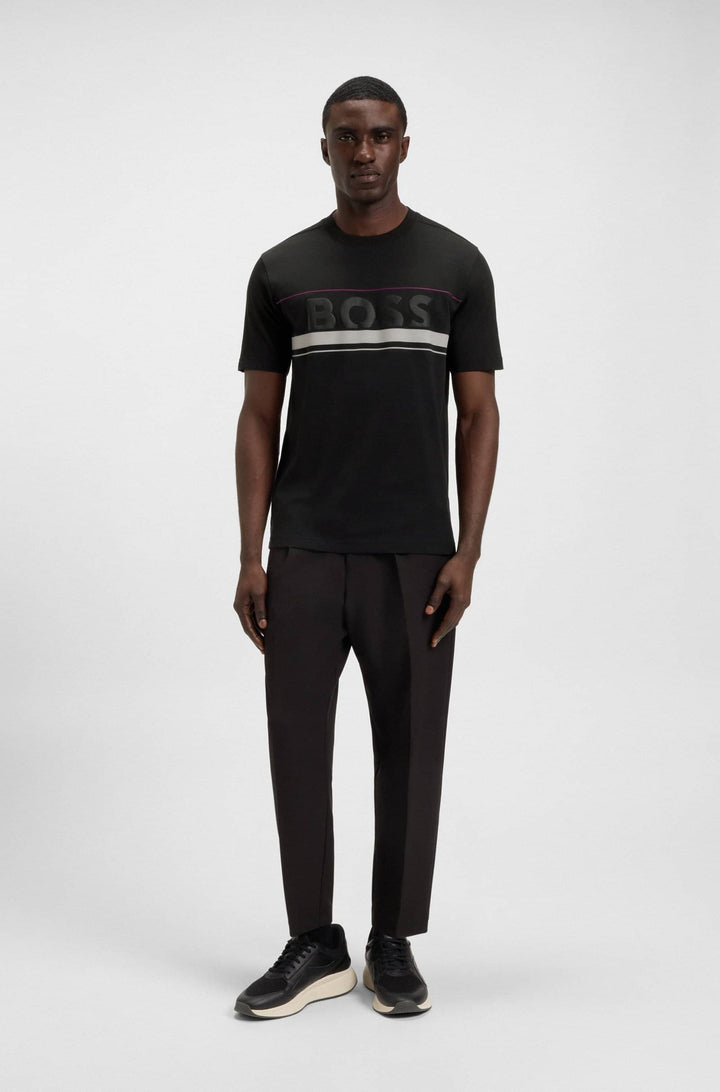 BOSS T-Shirts Regular Fit - TEE ICONIC ZONE 50550113- Concorde Fashion#color_black-001